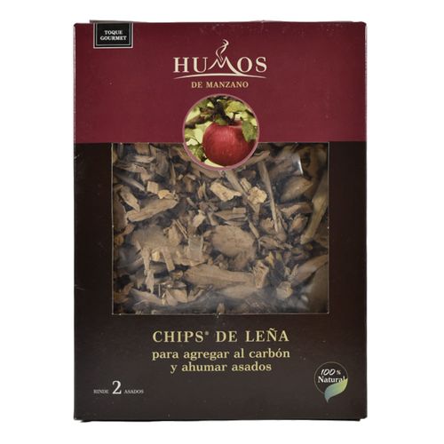 Chips de leña humos 500 gr manzano