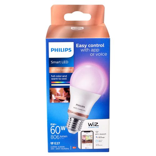 Lámpara smart PHILIPS Mod.Wiz A60 E27