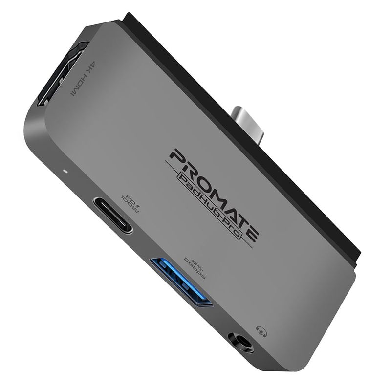 Hub-PROMATE-Padhub-Pro-USB-C--PD-HDMI-USB-30-AUX-0