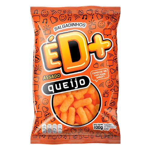 Snack ED+ sabor queso 100 g