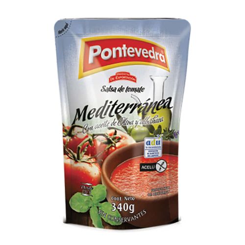 Salsa mediterránea PONTEVEDRA 340 g
