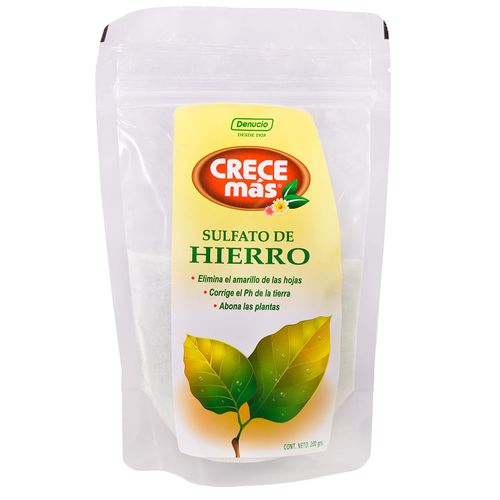 Sulfato de hierro CRECE MÁS