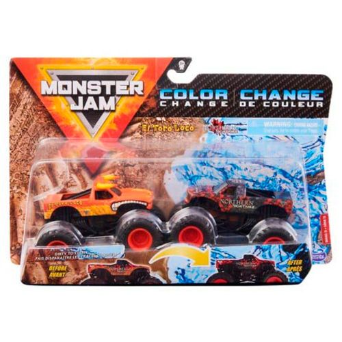 MONSTER JAM vehículos pack x2 1.64 escala