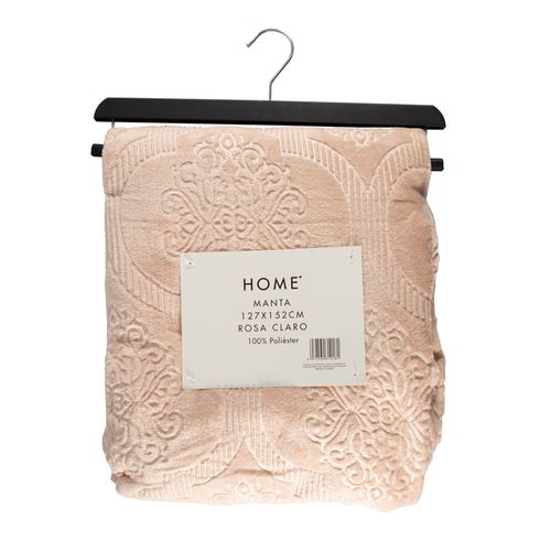 Manta 127x152 cm rosada