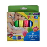 Tempera-PEKES-en-tubo-pincel-6-colores-neon-24-ml-0
