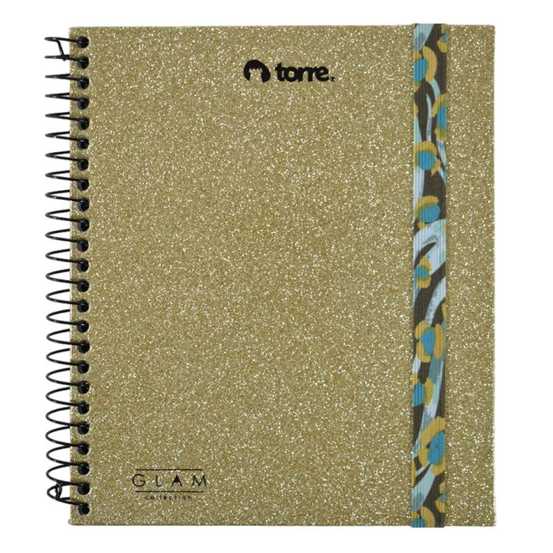 Cuaderno-TORRE-Glam-tapa-brillante-con-espiral-120-H-2
