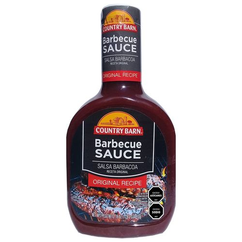 Salsa barbacoa original COUNTRY BARN 510 g