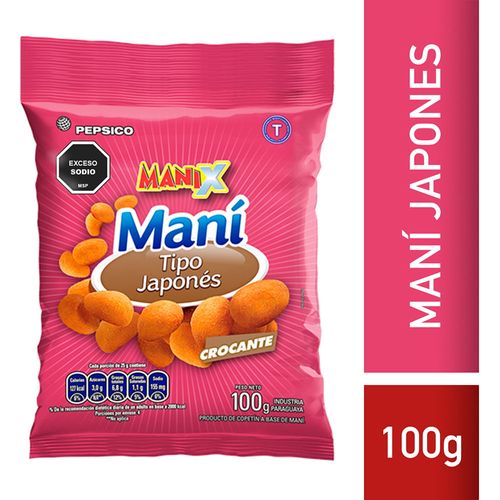 Maní japonés MANIX Jamón 100 g