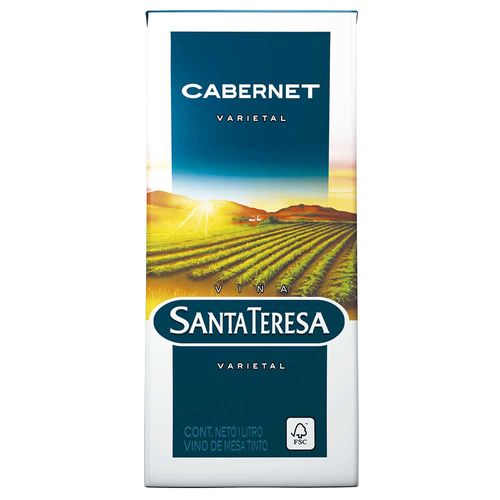 Vino Tinto de mesa Cabernet Santa Teresa 1 L