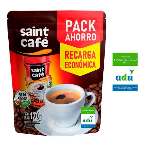 Café soluble SAINT recarga 170 g