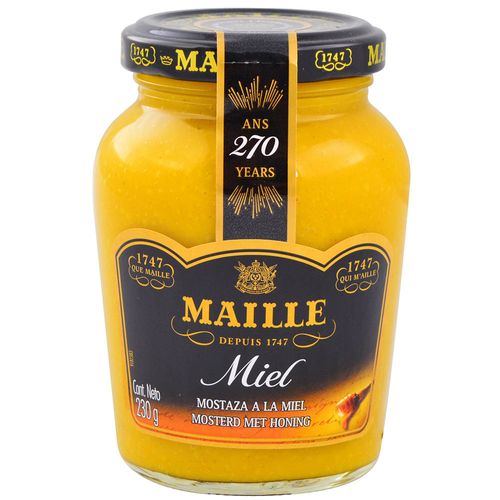 Mostaza con miel MAILLE 200 ml