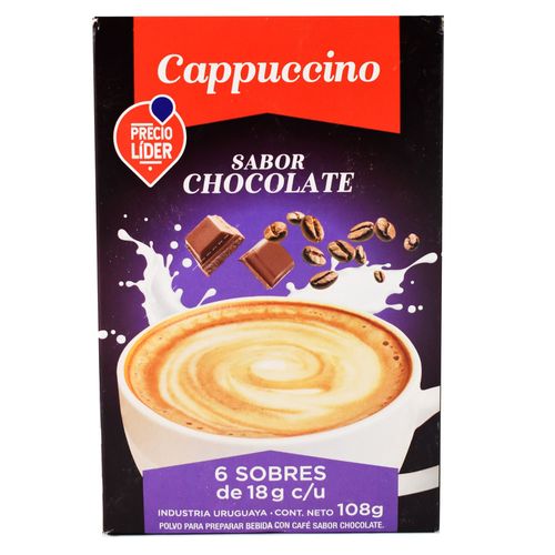 Cappuccino chocolate PRECIO LÍDER 6 un