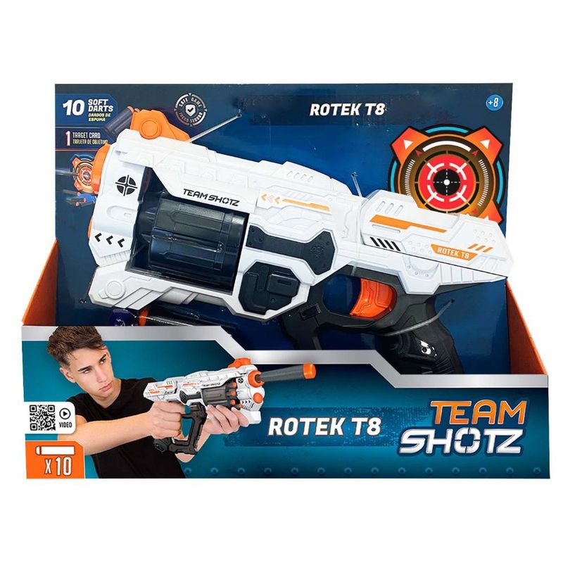 Pistola-Lanza-Dardos-Rotek-T8-con-dardos-y-objetivos-0