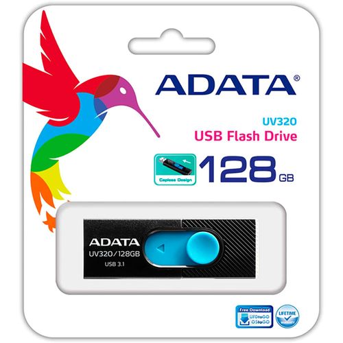 Pendrive A-DATA 128gb negro/azul