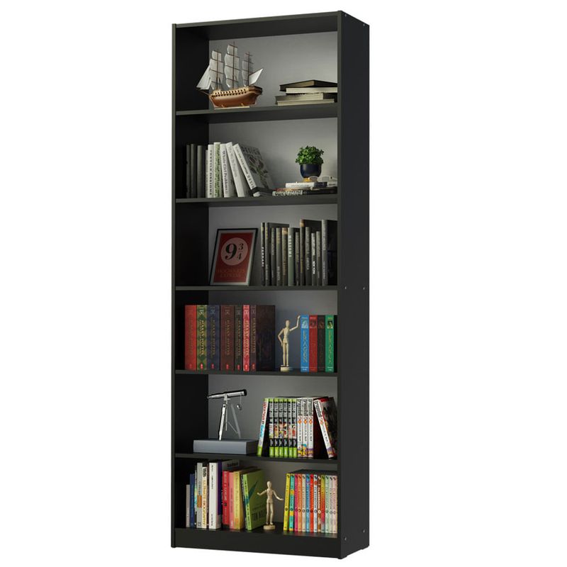 Biblioteca-Negra-con-6-estantes-71x204x30-cm-2