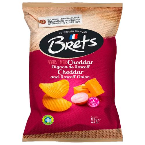 Papas Fritas BRETS Cebolla y Queso 125 g