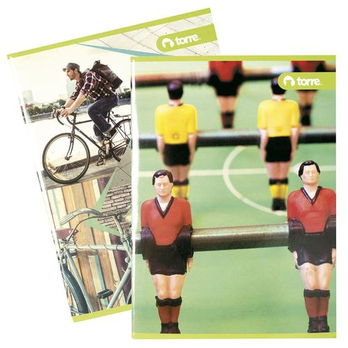 Cuaderno TORRE liso 96h