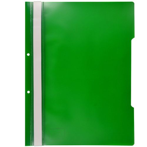 Carpeta tapa transparente A4 verde