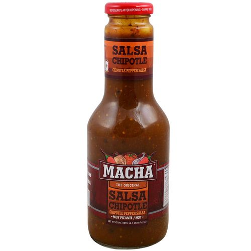 Salsa chipotle hot MACHA 474 g