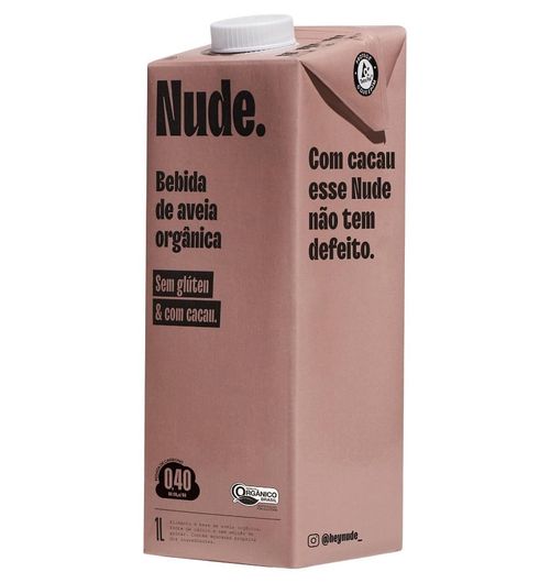 Bebida Avena Cacao NUDE Orgánica 1 L