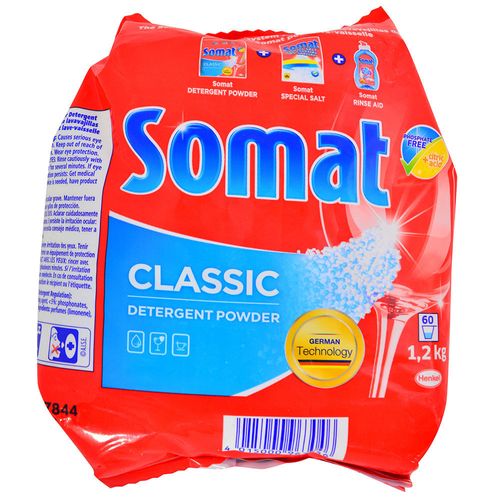 Detergente en polvo lavavajilla SOMAT 960g