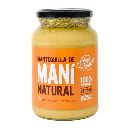 Mantequilla de maní natural TERRA VERDE 600 g