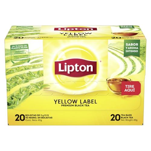 Te LIPTON Yellow Label 20 sobres