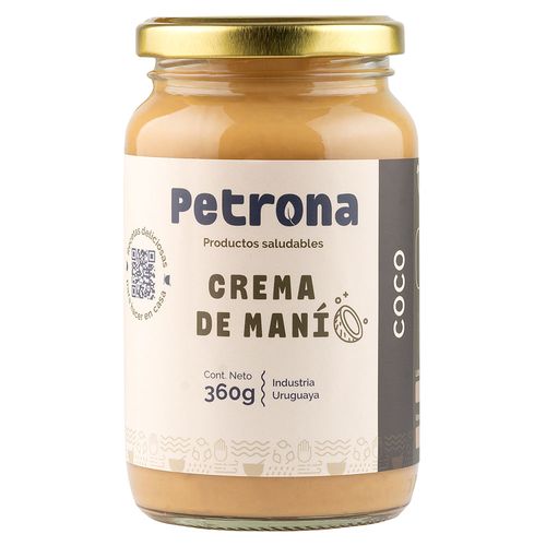 Crema de Maní con Coco PETRONA 360 g