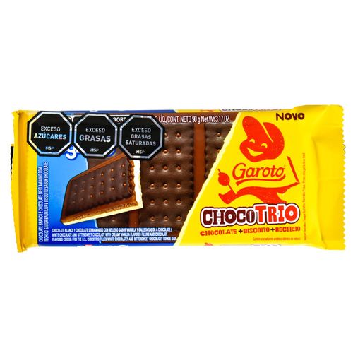 Chocolate GAROTO Choco Trio Negresco 90 g