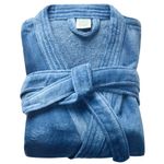 Bata-de-baño-DOHLER-en-velour-azul-piedra-talle-M-1