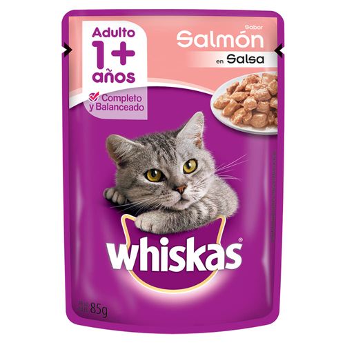 Alimento para gatos WHISKAS Recetas Favoritas con Salmón 85 g