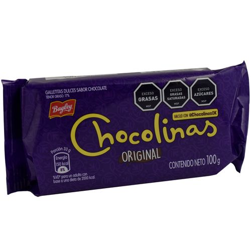 Galletitas chocolinas BAGLEY 100g