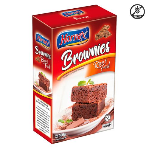 Premezcla para brownie HORNEX sin gluten