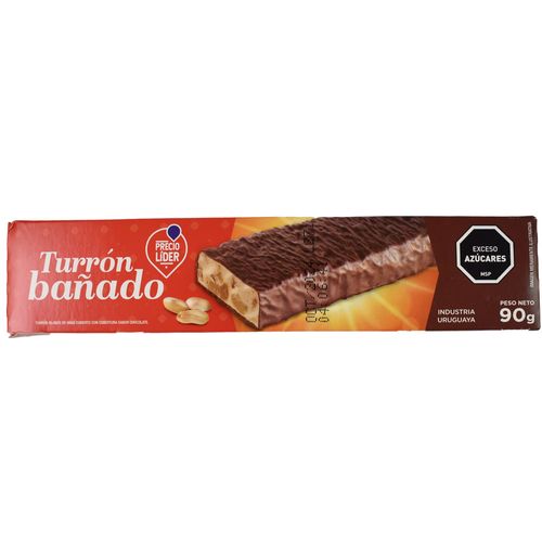 Turrón PRECIO LÍDER bañado 90 g