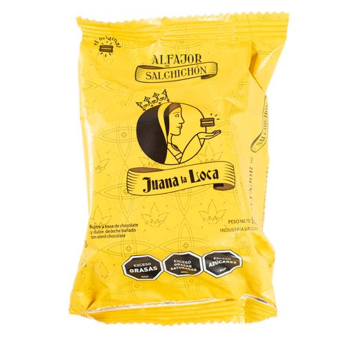 Alfajor de salchichón JUANA LA LOCA chocolate 92 g