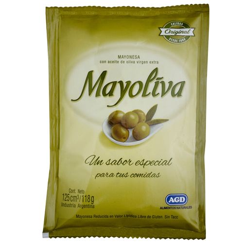 Mayonesa con aceite de oliva MAYOLIVA 125 cc