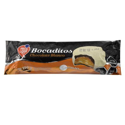 Pack x 6 bocado chocolate blanco PRECIO LÍDER