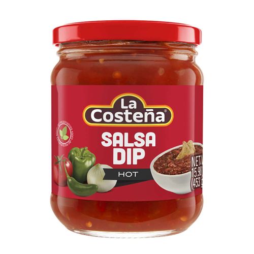 Salsa dip LA COSTEÑA hot 453 g