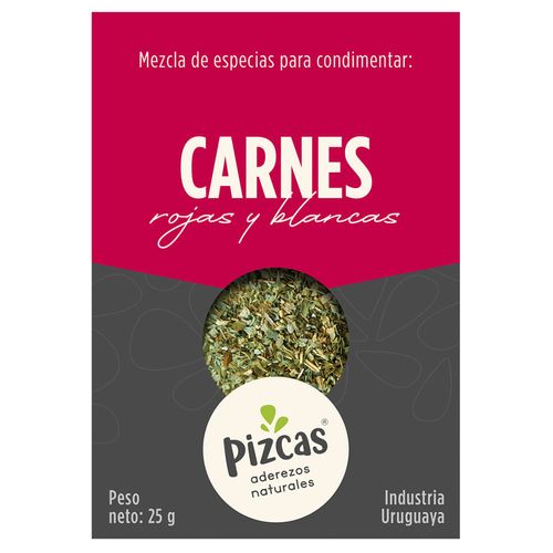 Aderezo para carnes rojas PIZCAS 25 g