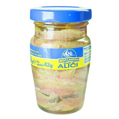 Filet de anchoas ZAROTTI en aceite de girasol 80 g