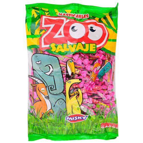 Caramelos Masticables Zoo Salvaje Misky 498 g