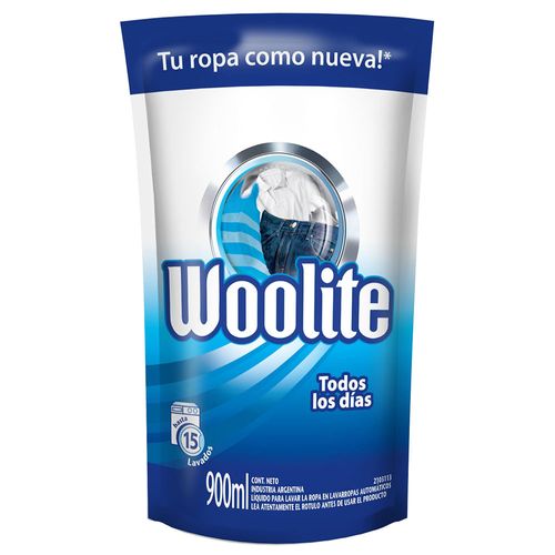 Jabón Líquido WOOLITE Espuma Controlada doy pack 900 ml