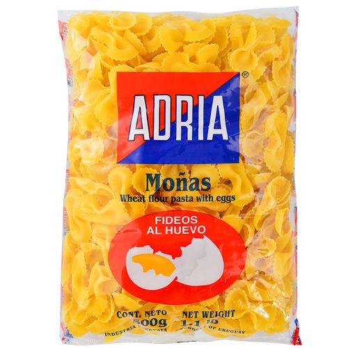 Fideos al huevo ADRIA moñas 500 g