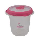 Recipiente-hermetico-redondo-alto-flor-SAN-REMO-rojo-0