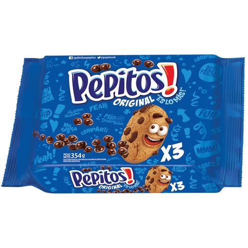 Galletitas TERRABUSI con Chips Pepitos 354 g