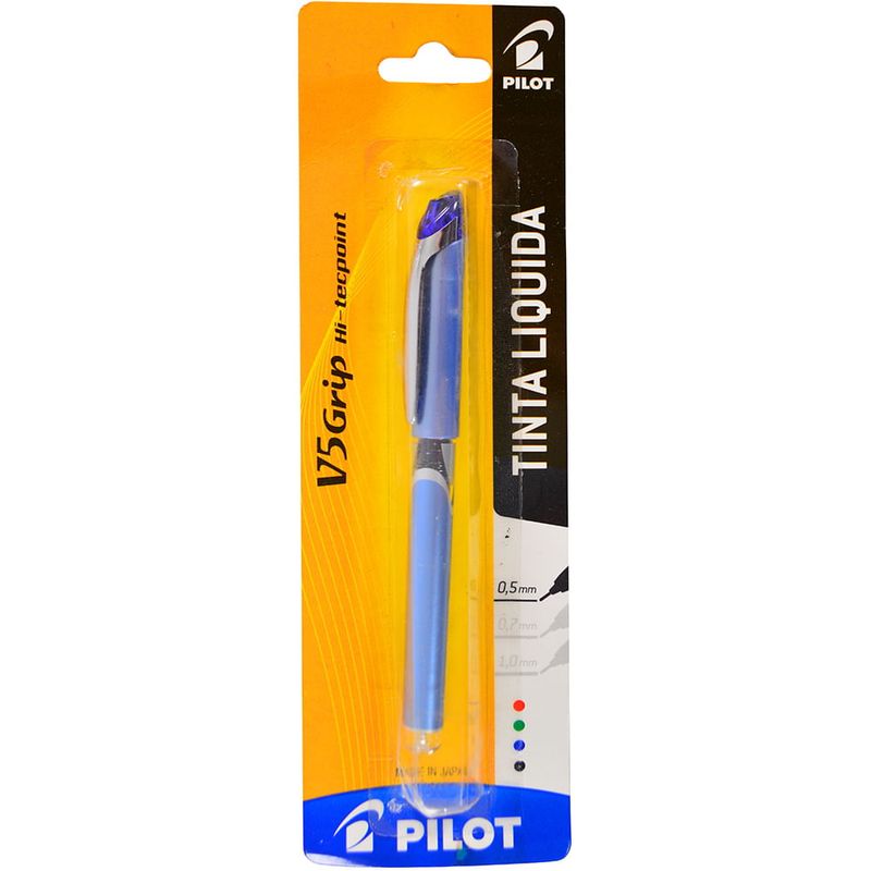 Lapicera-PILOT-05-tinta-liquida-con-grip-azul-0