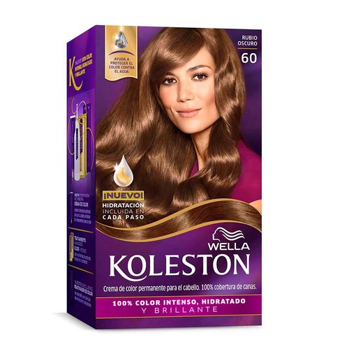 Coloración KOLESTON Wella Kit Rubio Oscuro 60