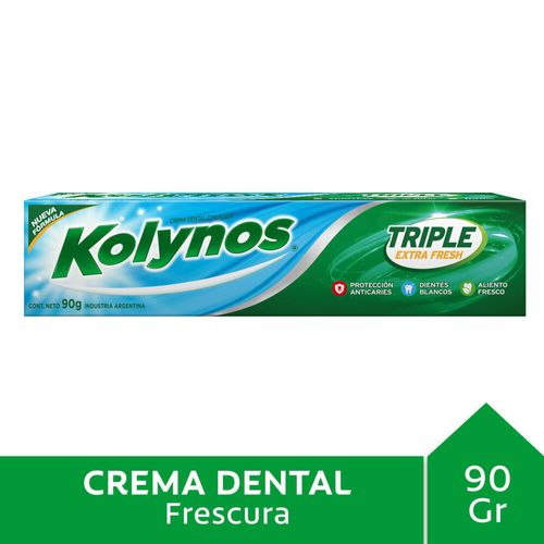 Crema dental KOLYNOS Triple Frescura