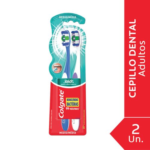 Pack 2x1 cepillo dental COLGATE 360°