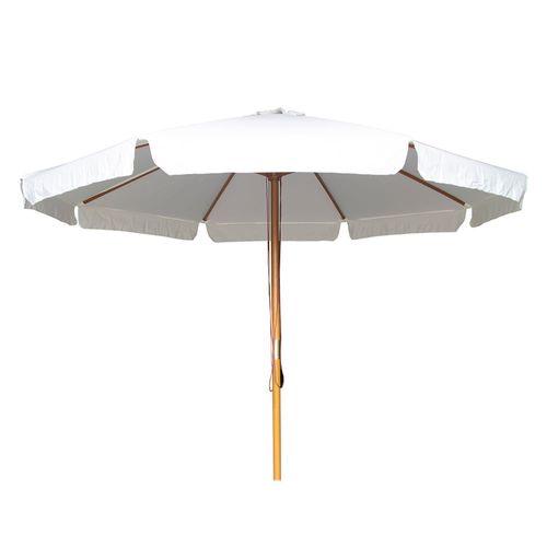 Sombrilla en madera color beige 3 m